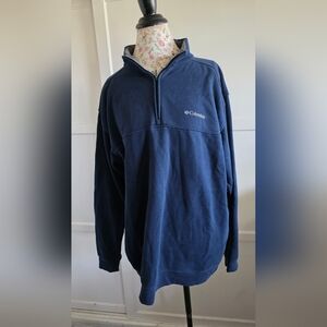 Columbia Navy Blue Pullover Sweatshirt Size XL